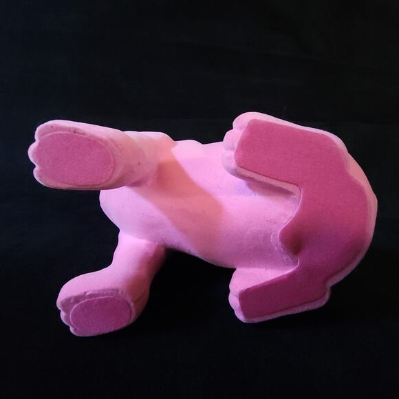 Valentine Tabletop Flocked Velvet French Bulldog Pink Spritz Target Frenchie Dog - Picture 7 of 9